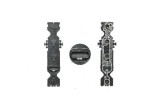 Suport lampa spate Ford Transit/Tourneo Connect (C170), 05.2003-06.2009, spate, 2T14-13N412-AB; 4373106, Stanga , Dreapta