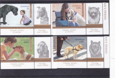 ROMANIA 2021 - CAINELE, PRIETEN AL OMULUI, vinieta, MNH - LP 2327 foto