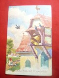 Ilustrata Casa cu Clopot cu stamp. Targului International Budapesta 1932
