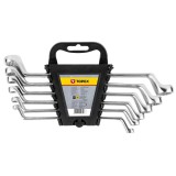 Set chei inelare cotite Topex 6-17 mm, 6 piese, otel CrV