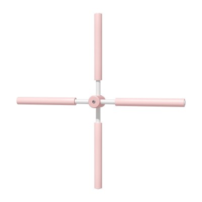 Accesoriu pentru Yoga, Exercitii pentru spate si umeri, roz, 78 cm foto