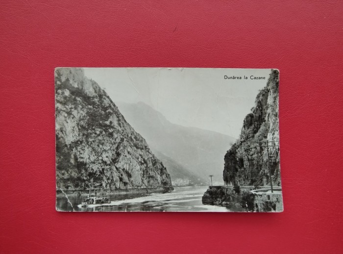 CARTE POSTALA - RPR - DUNAREA LA CAZANE