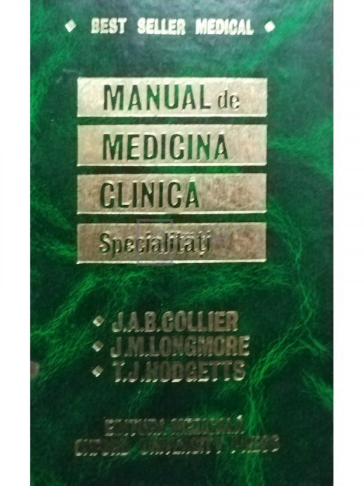 J. A. B. Collier - Manual de medicina clinica - Specialitati (editia 1997)