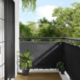 vidaXL Paravan de balcon, antracit, 90x1000 cm, 100% poliester oxford