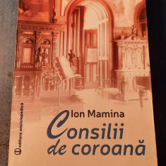 Consilii de coroana Ion Mamina