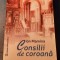 Consilii de coroana Ion Mamina