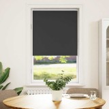 VidaXL Jaluzea cu role opace negru 75x175 cm lățime material 70,7 cm