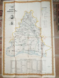 Harta Județului Dolj &icirc;ntocmită &icirc;n 1935.