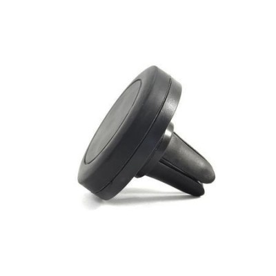 Suport auto magnetic de culoare neagra pentru telefoane mobile, prindere la ventilatie foto