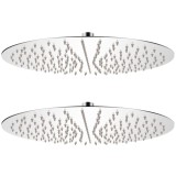 Cap de dus tip ploaie, 2 buc., &Oslash; 40 cm, otel inoxidabil