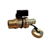 Robinet sferic cu racord furtun 1/2"