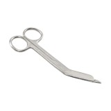 Foarfeca Profesionala Inox 145mm pentru Bandaje, Pansamente - Taiere Sigura, Varf Bont
