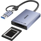 Cititor Card USB 3.2 / USB-C Benfei, CFexpress B, Gri