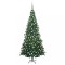 Brad de Craciun pre-iluminat cu set globuri, verde, 240 cm, L