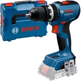 Bosch GSB 18V-65 - Masina de gaurit si insurubat cu percutie fara acumulatori si incarcator Li-Ion 18 V - Ah 65 Nm motor fara perii led iluminare vali