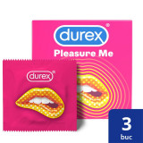 Prezervative Durex Pleasure Me 3 buc, Reckitt Benckiser