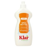 Detergent lichid sensitiv cu portocala pentru vase fara parfum