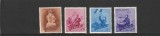ROMANIA 1958 LP 461 ZIUA FORTELOR ARMATE SERIE MNH NESTAMPILATA