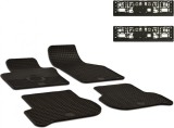 Set Covorase Auto Cauciuc Umbrella Pentru Seat Toledo (2004-2008), Altea (2004-2015), Leon (2005-2012) + Suport Numar Inmatriculare Mega Drive Simplu