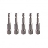 Set 5 tubulare bit, Topmaster, 10x65 mm