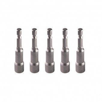 Set 5 tubulare bit, Topmaster, 10x65 mm