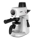 Espressor de cafea Zass ZEM 07 Alb, 800W, presiune 3,5 bari, 240ml, 2-4 cesti - RESIGILAT