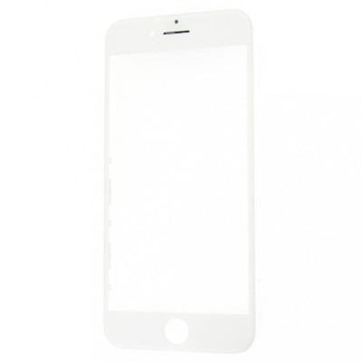 Geam Sticla + OCA iPhone 8, Complet, Alb foto