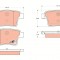 TRW GDB1665 COTEC set placute frana disc