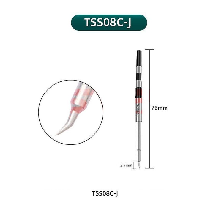 Varf otel pentru statie lipit Quick Q8 cod TSS08C-J