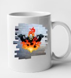 Cana alba personalizata Fortnite - Johnny Blaze Spray, INOVATIX&reg;. 330 ml