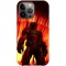 Husa compatibila cu Apple iPhone 12 Mini model Doom Slayer, Silicon, TPU, Viceversa