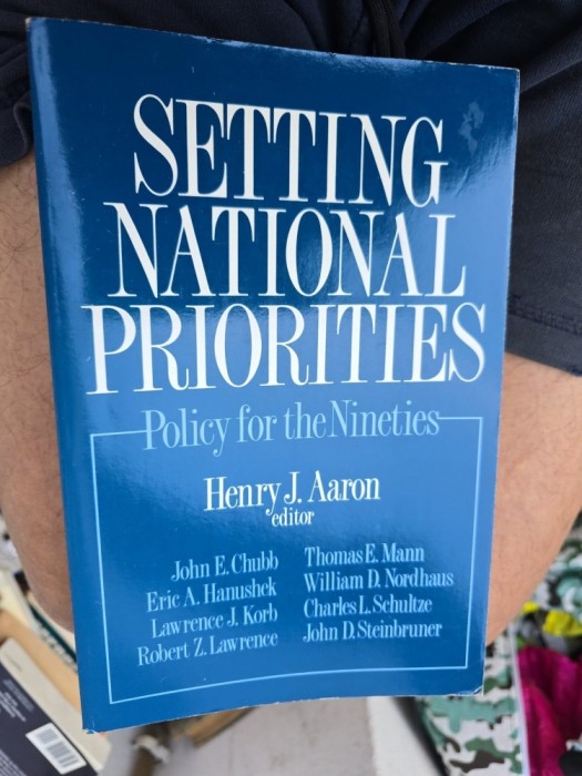 Setting National Priorities - Henry J. Aaron