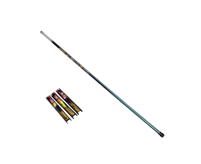 Set pescuit cu varga tele din carbon compozit de 3 m, si 3 linii,