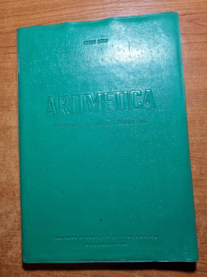 manual de aritmetica - pentru clasa a 6-a - din anul 1965 foto