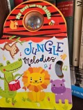 My first book with rattle - Jungle Melodies (Prima mea carte cu zornaitoare - Melodiile junglei - carte in limba engleza)