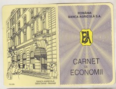 bnk div Banca Agricola - carnet de economii - 1996