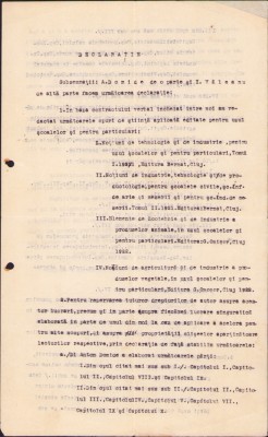 HST A1231 Declarație 1922 semnată olograf profesori A Domide și I Văleanu foto