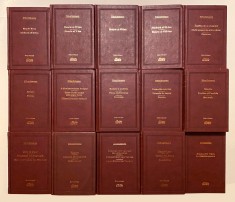 William Shakespeare, COLECTIE COMPLETA DE OPERE, Editii Bilingve, 15 vol, Editia Adevarul De Lux, cartonate, piele sintetica, teatru, dramaturgie.