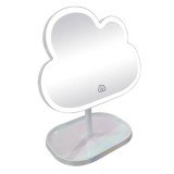 Oglinda cosmetica cu LED pentru machiaj, 23x29, Alb