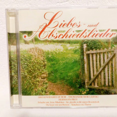 CD Hermann Prey - Liebes Und Abschiedslieder, muzica traditionala germana