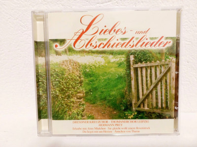 CD Hermann Prey - Liebes Und Abschiedslieder, muzica traditionala germana foto