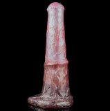 Dildo Centaur, Silicon Lichid, Roz, 28 cm
