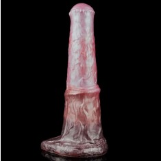 Dildo Centaur, Silicon Lichid, Roz, 28 cm