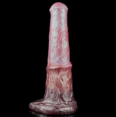 Dildo Centaur, Silicon Lichid, Roz, 28 cm foto