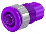 Soclu Banană 4mm 24A 1kV Violet