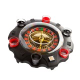 Joc de baut, Ruleta Electronica cu Shoturi, 27 cm, fabricat din acril si sticla, adauga un plus de modernitate si un strop de magie digitala