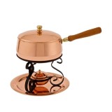 Basis Fondue, Fonduetopf - aus Kupfer und verzinnter