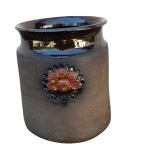 VAS VINTAGE DIN CERAMICA SCANDINAVĂ, LUCRAT MANUAL
