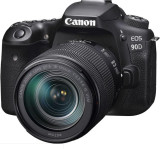 Camera foto canon eos 90d + obiectiv canon efs 18-135mm f3.5-5.6 is usm senzor aps-c