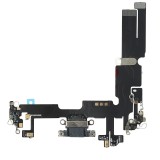 Mufa Incarcare iPhone 14 Plus, Negru, Banda Flex Cablu Dock Conector Port Charging